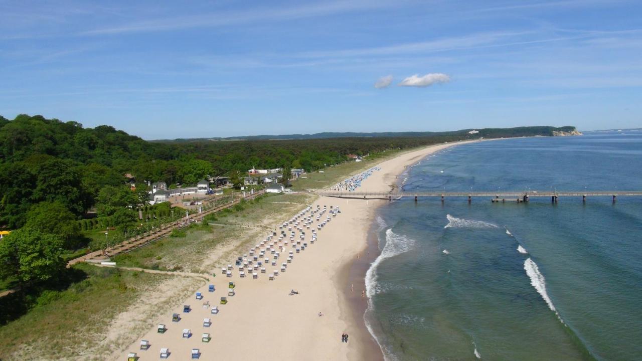 Terrasse, Gratis Nutzung Vom Ahoi Erlebnisbad Und Sauna In Sellin - Meeresblick Fewo 77 Goehren  Exteriör bild